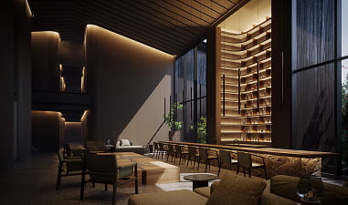 ラウンジ完成予想CG