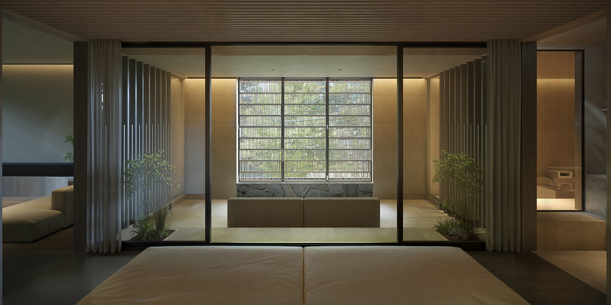 インナーバルコニー完成予想CG（タイプG2）