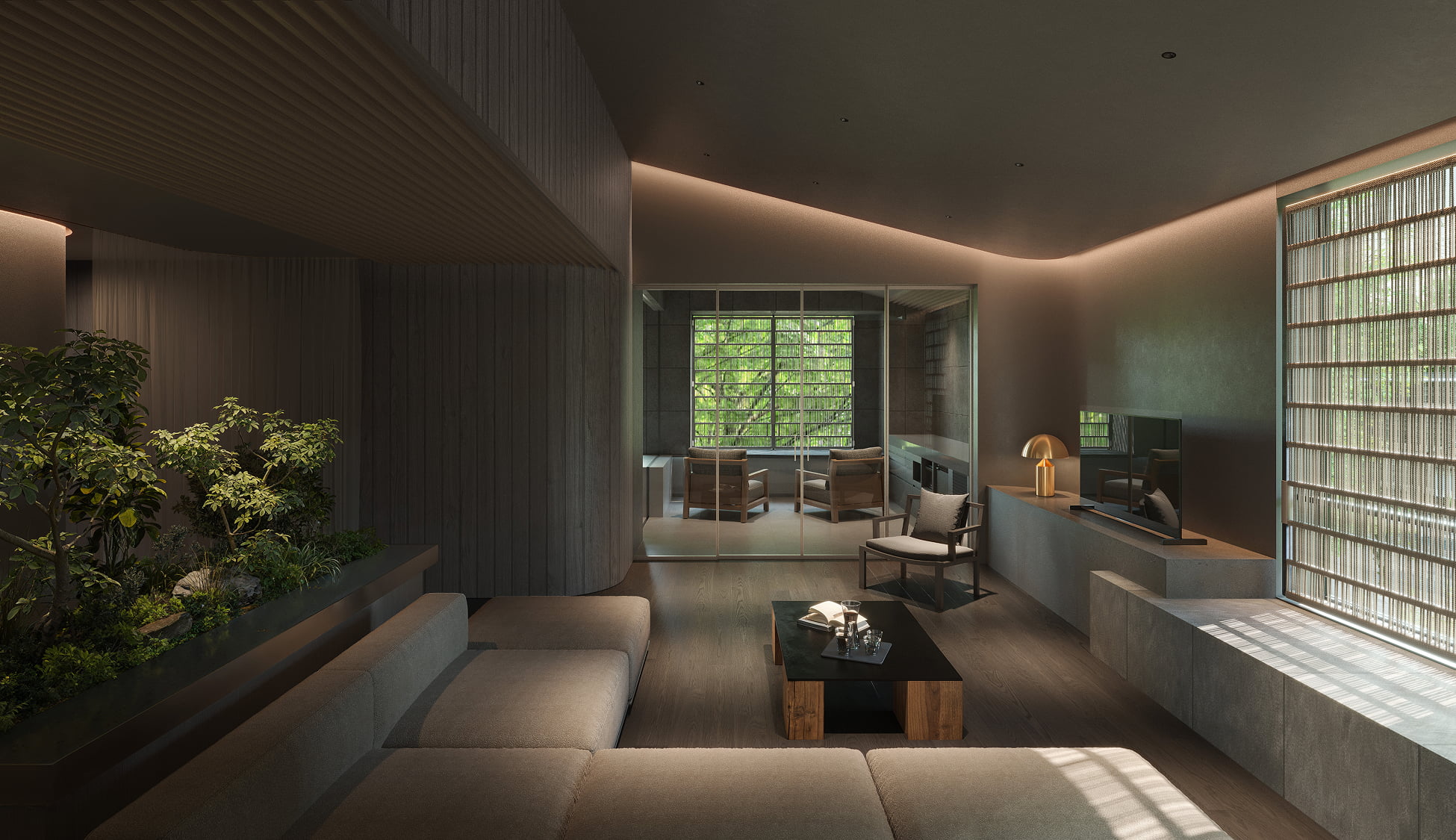 リビングダイニング完成予想CG（タイプF）