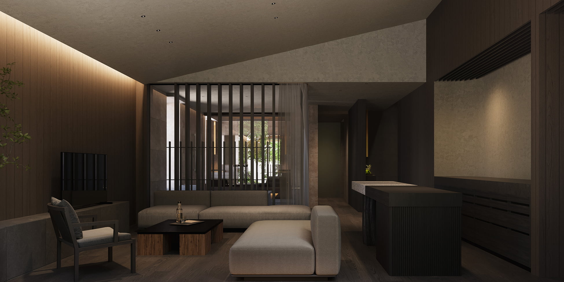 リビングルーム完成予想CG（A2タイプ）