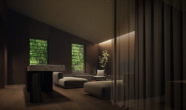 リビングルーム完成予想CG（A2タイプ）