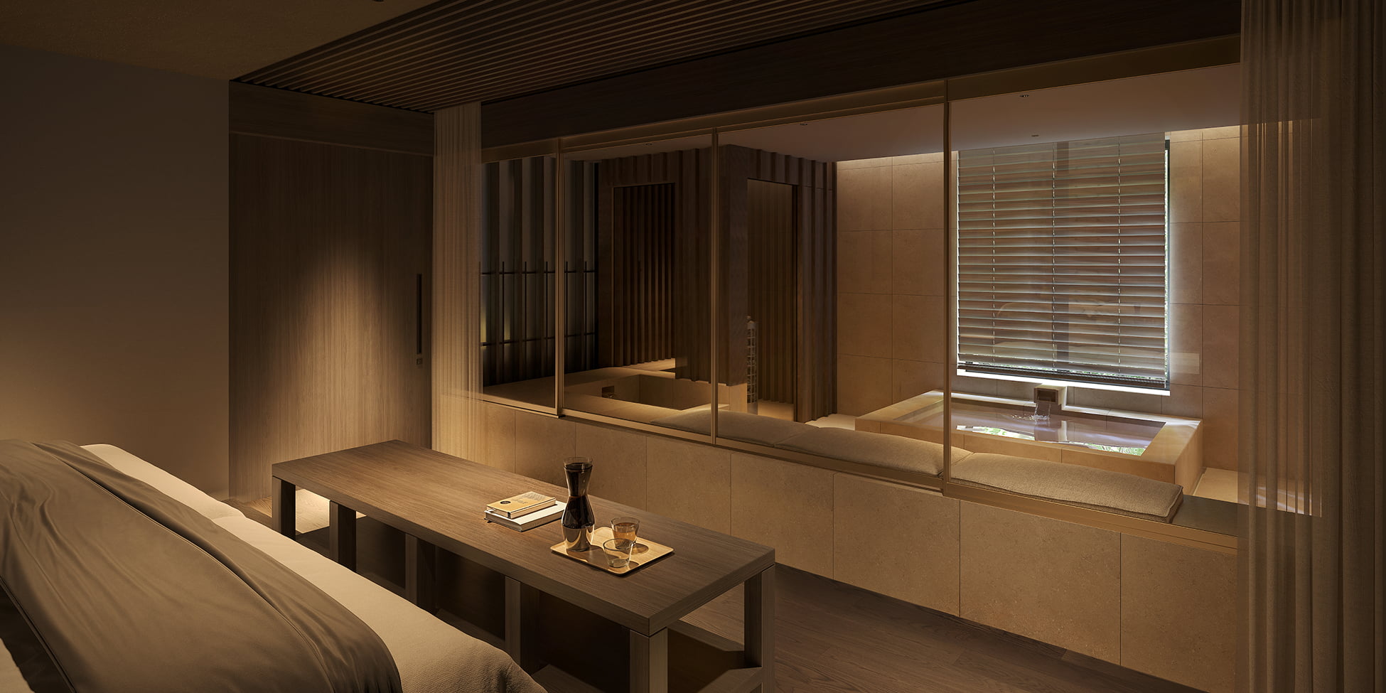 ベッドルーム・バスルーム完成予想CG（E2タイプ）